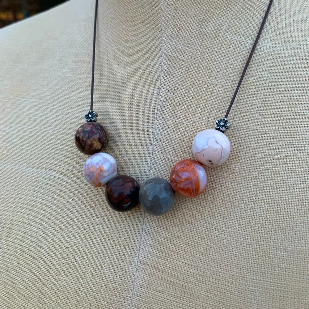 Marble Stone Necklace